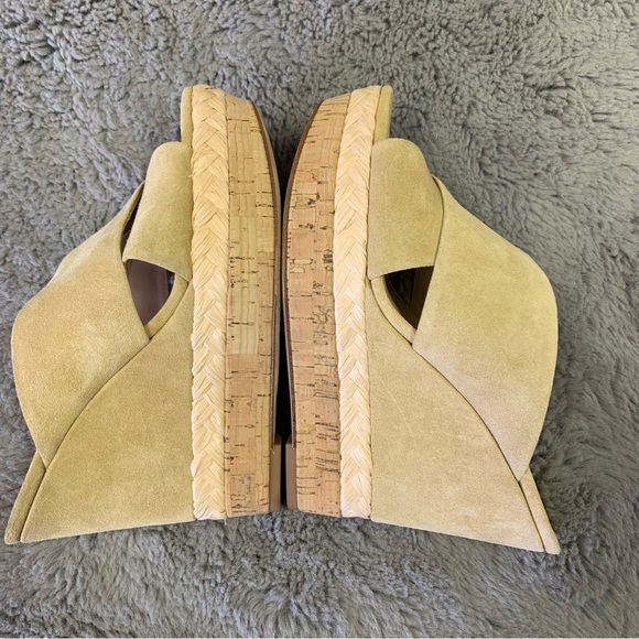 Veronica Beard | Loro Cork Braided Trim Wedge Sandal in Desert Sport Size 6.5 - Picture 6 of 8